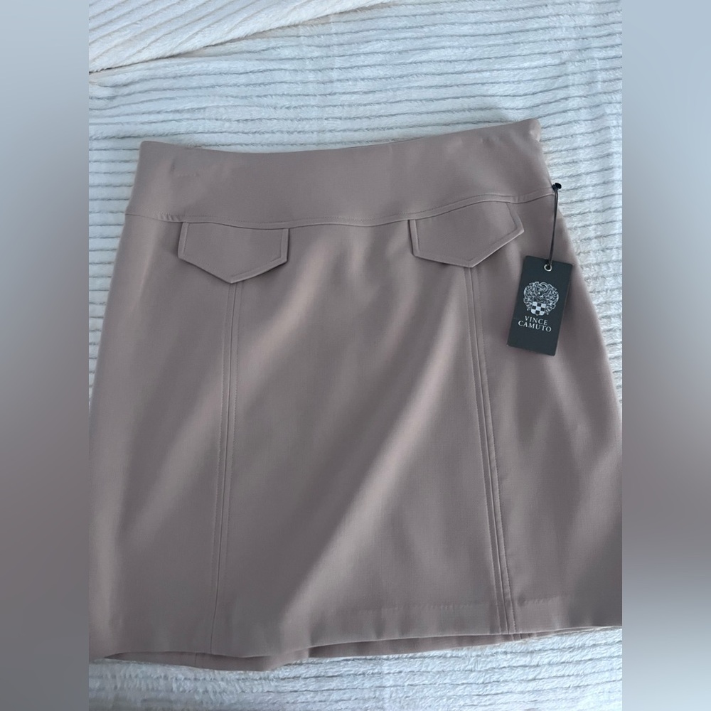 (3/$20) Vince Camuto Women's Beige Pencil Skirt
